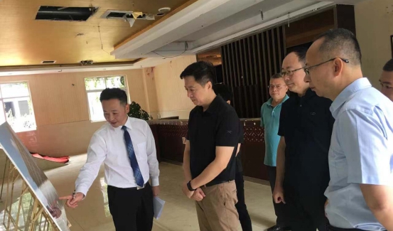 集团向导率队考察老哥俱乐部旅馆部分存量项目